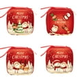 thumbnail image 1 of Monedero De Navidad Bolsa De Dulces Mini Billetera Adornos Colgantes De Árbol De Navidad Colgante Decoraciones Para Fiesta De Navidad 4 Uds Sweethay HA039696-02, 1 of 6