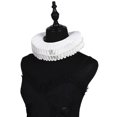 thumbnail image 6 of Adjustable Neck Ruff Collar with Pearls For Renaissances Historical Dressingup, 6 of 20