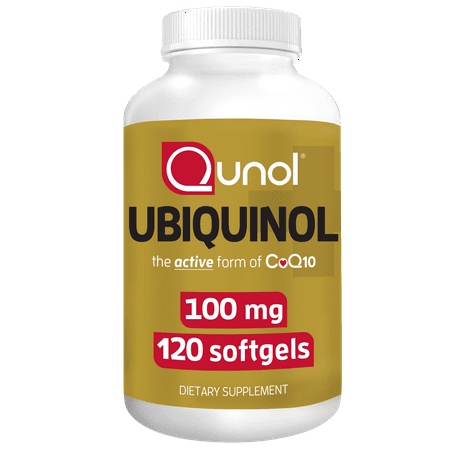 Qunol Ubiquinol CoQ10 100mg, 120 Softgels (Best Rated Ubiquinol Coq10)