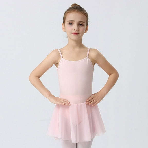 GYRATEDREAM Girls' Ballet Dress Leotards, Ballerina Dance Dress Ballet Leotards with Skirt 2-11 Years