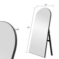 CONGUILIAO Arched Mirror Full Length Arch Mirror 65''x24'' Floor Mirror