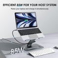 thumbnail image 4 of Soporte para portátil WAVLINK ajustable de aluminio con puerto USB C de 85 W, 4 of 9