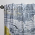 thumbnail image 3 of Designart 'Geode Marbled XII' Mid-Century Modern Curtain Panel, 3 of 5