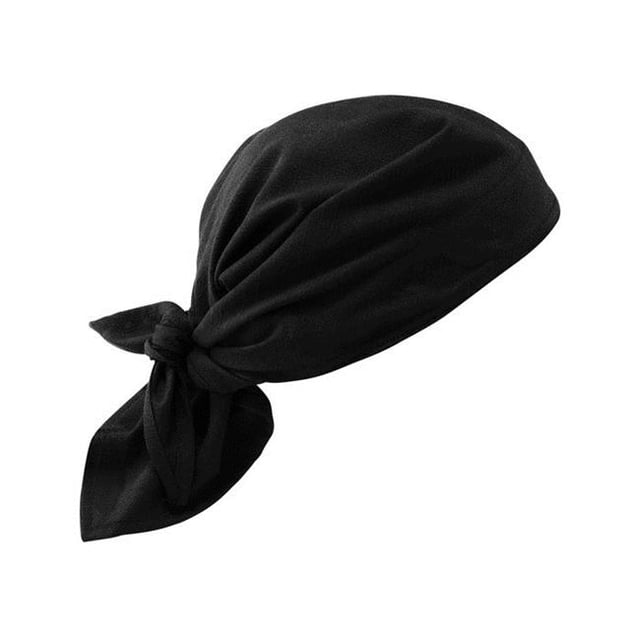 Chapeau Triangle de Refroidissement par Évaporation avec Serviette de Refroidissement&44; Noir