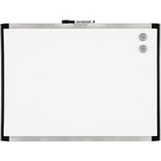 Quartet Magnetic 17" x 23" Dry-Erase Board, Black Plastic Frame