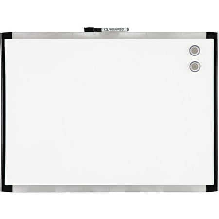 Quartet Magnetic 17" x 23" Dry-Erase Board, Black Plastic Frame