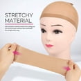 thumbnail image 3 of Wig Caps For Lace Front Wig, Stocking Wig Cap For Women, Bald Cap For Wigs, 12 Pack,Light Brown, 3 of 5
