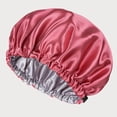 thumbnail image 2 of Adjustable Silk Bonnet for Sleeping Women Double Layer Satin Bonnet Reduce Friction Prevent Frizz Curly Hair for Sleeping Silk Sleep Cap Hair Bonnet, 2 of 6