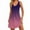Dark Blue, variant on Young Adult Dresses Women's Summer Gradient Print Loose Sleeveless V Neck Dress with Pocket S-2XL Gift for Her