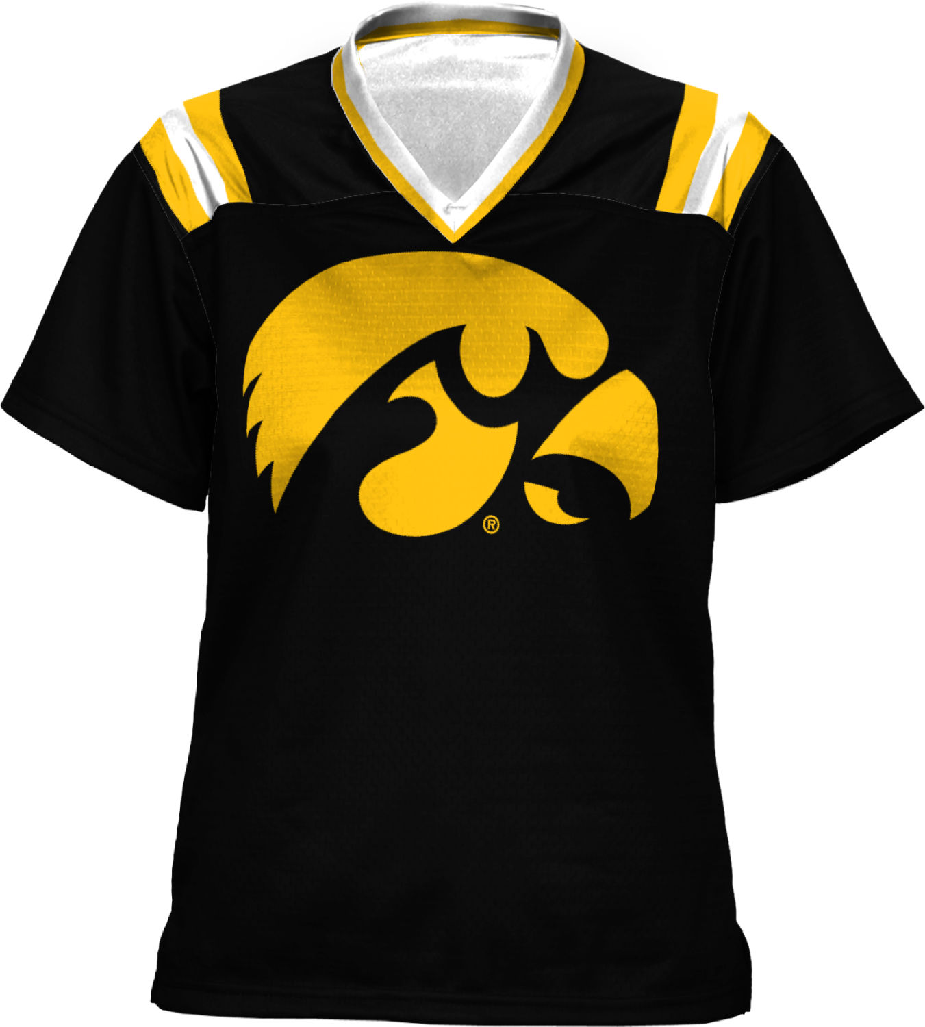 ProSphere Girls' University of Iowa Goal Line Football Fan Jersey