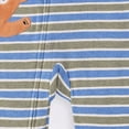 thumbnail image 5 of KPOPLK Sleep n Play Newborn Baby Boy Pajamas Footless Zip Up Pajamas Fall Winter Long Sleeve Bodysuit Pjs Snug Fit Infant Sleepwear Size 9-12 Months, 5 of 7