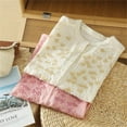 thumbnail image 4 of Uqiangy Linen Shirts for Women Summer 2025 Retro Embroidered 3/4 Sleeve Boho Tops Dressy Blouses Teacher Loose Tunics Cotton Peasant Blouses For Women Cotton Eyelet Tops For Women Pink M, 4 of 4