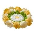thumbnail image 1 of Ensemble de sous-Verres Lily of The Valley Bricolage Crochet Ensemble de Départ avec Fil et Crochet Matériau en Fil Résistant au Rétrécissement Paquet Décor de Table Fait Main Projet, 1 of 8