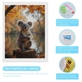 thumbnail image 3 of Diamond Art Kits for Adults - Koala Autumn Scenic Tree Stump 5d Diamond Painting for Adults, Diamond Art for Adults Beginners, Frameless Diamond Painting Kits for Adults for Home Wall Decor, 3 of 7
