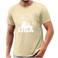 thumbnail image 5 of Tnhcen ​Summer Fashionable Patriotic T-Shirts for Men USA Flag Graphic Design 4th of July Novelty Crewneck Tees​ S-3XL, 5 of 5