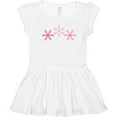 thumbnail image 3 of Inktastic Pink Snowflakes Girls Toddler Dress, 3 of 5