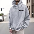 thumbnail image 5 of IWRICH Men's Graphic Printed Hoodies Long Sleeve Drawstring Hooded Sweatshirts Casual Loose Fit Pullover Tops with Pockets Grey XXXL, 5 of 7