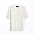 thumbnail image 2 of BEYOND FASHION Women's 100% Pure Cashmere T Shirt Crew Neck Short Sleeve, 2 of 6