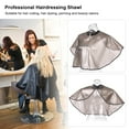 thumbnail image 4 of Professional Hairdressing Shawl Robe de Coiffeur Imperméable pour Salon de Coiffure, 4 of 7