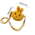 thumbnail image 3 of TanSiDing Easter Bunny Crossbody Bag Plush Bunny Coin Purse Cute Fashion Shoulder Bag for Women, Soft Fabric with Adjustable Strap, Party Gift Daily Accessory, 3 of 6