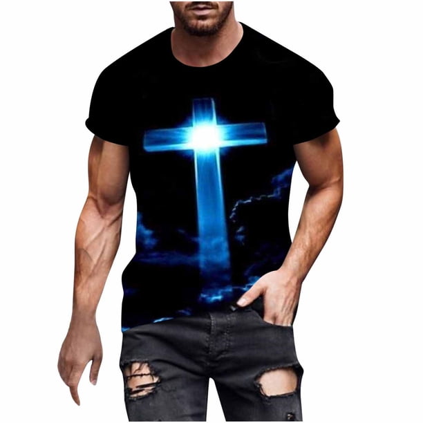 Camisas para Hombre Impresión Casual Top de Moda, Camisas a Rayas para Hombres Ropa de Pascua para Fiestas Y Diarios