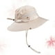 thumbnail image 4 of EeaseMX Sombreros de pesca con protección solar para exteriores, protección UV, malla transpirable, ala ancha y cordón ajustable para acampar, senderismo y montañismo (beige)., 4 of 8