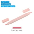 thumbnail image 4 of Uxcell Highlighter Pen, 6 Pack Double Ended Marker Pens for Office Home Daily Use, Orange/Purple/Pink/Yellow/Green/Blue, 4 of 6