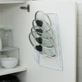 thumbnail image 3 of Organize It All 6-Shelf Cabinet Rack Lid Organizer, 10.6 x 4 x 16.6 inches, White, 3 of 7