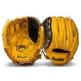 thumbnail image 2 of Franklin Sports Field Master Baseball + Softball Glove - Adult + Youth Mitt - 10.5" Lefty - Black/Tan, 2 of 7
