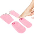 thumbnail image 1 of Guantes de Spa con Pantalla T&aacute;ctil Rosa, Guantes Hidratantes, Guantes de Spa Hidratantes de Gel y Juego de Calcetines para Manos Secas y Agrietadas, Guantes de Silicona Suave, 1 of 9