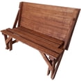 thumbnail image 3 of Mesa Convertible a Banca Plegable De Madera Sólida – Rústico Tratable NATIVO MUEBLES DEL BOSQUE, 3 of 5