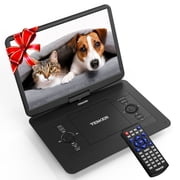 17.9 Portable DVD Player-With 15.6 HD Swivel Screen,, 6 Hours Rechargeable Battery, Support CD/DVD/USB/SD Card/Sync TV,Car Charger