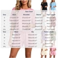 thumbnail image 4 of FAHUOMU Womens Pajamas Set 2 Piece Short Sleeve Crewneck Tops With Elastic Waist Shorts Sleepwear Soft Breathable Loungewear, 4 of 10