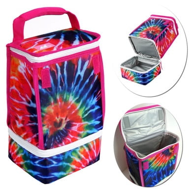 Arctic Zone Lunch Box Bag Insulated Bento Tote Thermal Container Kids Adults Tie Dye WLM8