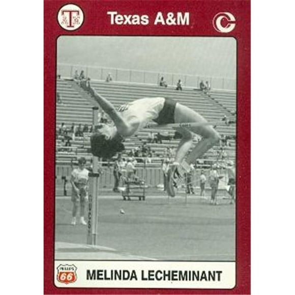 Melinda Clark Lechinant Trading Card (Texas A&m) 1991 Collegiate Collection No.33 High Jumper