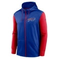 thumbnail image 2 of Men's Nike  Royal Buffalo Bills Performance Full-Zip Hoodie, 2 of 3