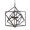 8#Black,Iron, variant on 3- Light Metal Chandelier,Hanging Light Fixture with Adjustable Chain for Kitchen Dining Room Foyer Entryway,Bulb Not Included,Black Iron Lighting Lamps