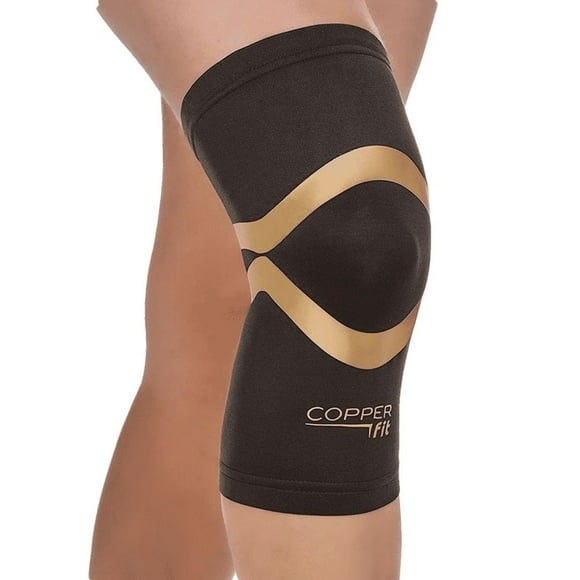 Copper Fit Pro Series Manchon de Compression pour Genou, Réduit le Temps de Récupération des Muscles et Soutient la Raideur Musculaire, Extra Large, Noir