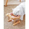 thumbnail image 3 of Ceramic Cat Bowl Dog Bowl Single And Double Pet Bowl Cat Dog Feeder Water Bowl With Stand Feeding Dish Food Bowl Pets Supplies ShopWise Round, 3 of 31