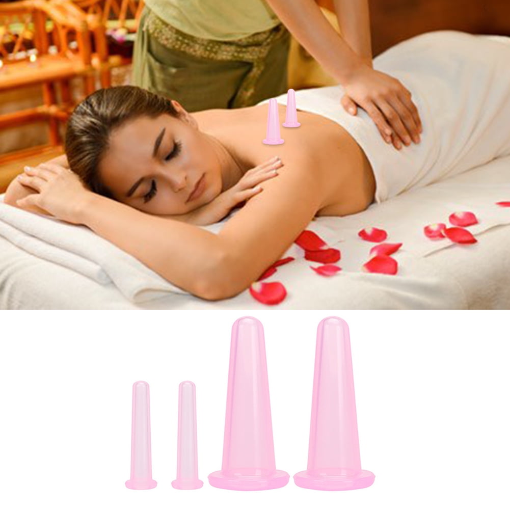 Facial Cupping Therapy Sets Double Chin Reducer Silicone Massage Cups for Cellulite Kit Shape Facial Cupping Therapy Sets Double Chin Reducer Silicone Massage Cups for Cellulite Kit Shape