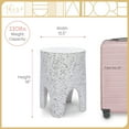 thumbnail image 3 of Adore Decor Martini Terrazzo Stool White / Gray, 3 of 10