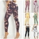 thumbnail image 2 of Pantalones de yoga para mujer Estampado teñido anudado Cintura alta Bodycon sin costuras Absorbe la humedad, 2 of 8