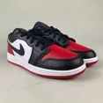 thumbnail image 4 of N I-K-E A i r-Jor-dan 1 Low GS Bred Toe 553560-161 Size 7Y / 8.5W Shoes #301B, 4 of 6