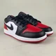thumbnail image 4 of N I-K-E A i r-Jor-dan 1 Low GS Bred Toe 553560-161 Size 7Y / 8.5W Shoes #301B, 4 of 6