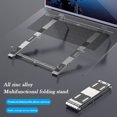 thumbnail image 2 of Support Ergonomique pour Ordinateur Portable Tablette Pliable Portable Réglable, 2 of 6