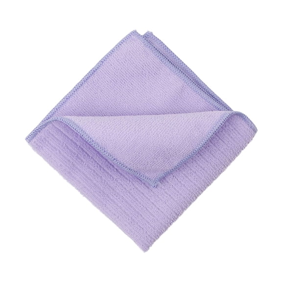 Soft Microfiber Cleaning Cloth Towels For Cars Absorbent Rags Lint Free Streak Free Wash Cloths For House Kitchen Window Multi Purpose Pack Microfiber Cleaning Cloth Light Purple 12*12 In