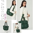 thumbnail image 6 of Puffer Tote Bag for Women Quilted Puffy Handbag Light Winter Down Cotton Padded Shoulder Bag Down Padding Tote Bag, 6 of 7