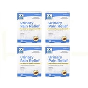 4 Pack Quality Choice Urinary Pain Relief, 30 Tablets