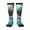 2 Black-1, variant on Tropical Poolside Relaxation Knee Socks, High Socks Long Stretchy Sock Women Knee High Stocking, Long Socks for Women