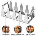 thumbnail image 3 of MesaSe Stainless Steel Kabob Skewer Rack  BBQ Multi Grill Rack Chicken Wing Leg Rack Holder for Grill, 3 of 10